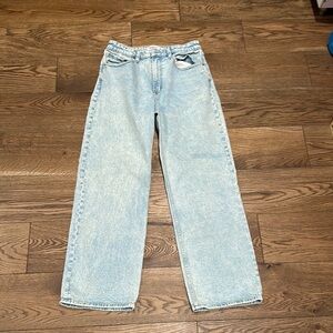 Abercrombie & Fitch Curve Love High Rise 90s Relaxed Jean, size 30 size 10